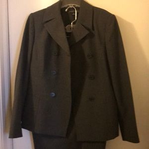 Anne Klein double breasted skirt suit size 8